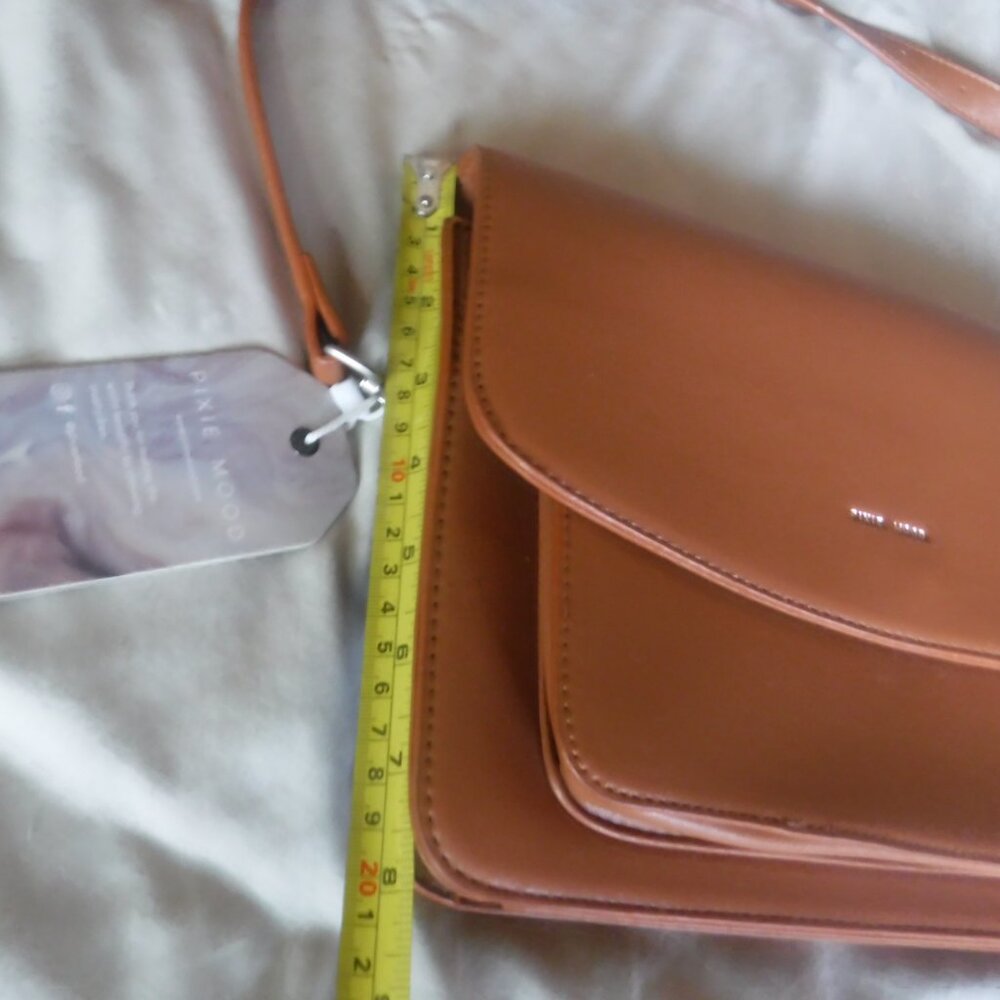 Pixie Mood Womens Brown Crossbody Purse Bag New - Picture 4 of 12